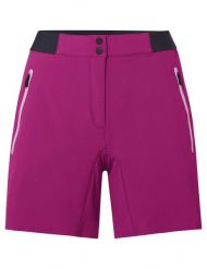 Spodenki damskie Scopi LW Shorts II. Czerwone spodenki sportowe damskie Vaude, bez wzorów, z materiału, do biegania. Za 339.00 zł.