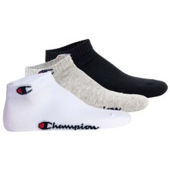 Skarpety Champion 3pk Quarter Socks. Szare skarpetki damskie Champion, bez wzorów. Za 29.00 zł.