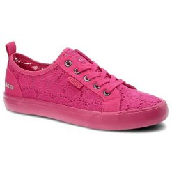 Różowe Trampki Big Star Modne Buty Damskie Półbuty. Czerwone trampki damskie Big Star, bez wzorów, bez zapięcia. Za 109.00 zł.