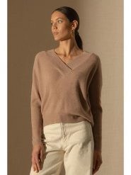 Perfect Cashmere Kaszmirowy sweter "Grainne" w kolorze karmelowym rozmiar: XL. Brązowe swetry klasyczne damskie Perfect Cashmere, xl, z kaszmiru, bez kołnierzyka. Za 456.99 zł.