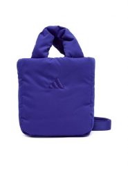 Adidas Torebka Must Haves Puffy Small JZ4424 Niebieski. Niebieskie torebki klasyczne damskie Adidas, z materiału, bez dodatków. Za 99.99 zł.