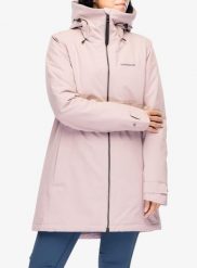 Płaszcz ocieplany damski Didriksons Helle Parka 5. Czerwone parki damskie Didriksons, m, z materiału, bez kaptura. Za 604.99 zł.