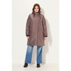 Damskie Kurtka funkcyjna HYPRAR linia A z recyklingu. Brązowe kurtki damskie Ulla Popken, plus size, bez wzorów, z materiału, bez kaptura. Za 1,092.99 zł.