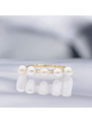 CARATELLI Złoty pierścionek z diamentami rozmiar: 54. Żółte pierścionki damskie CARATELLI, z diamentem, złote. Za 1,035.99 zł.