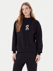 On Bluza Club Hoodie 1WE1004 Czarny Relaxed Fit. Czarne bluzy damskie On, xs, bez wzorów, z bawełny, bez kaptura. Za 499.99 zł.