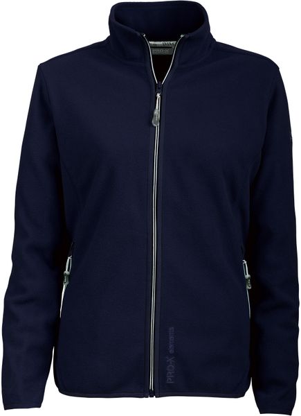 Damska kurtka polarowa Pro-X Elements Britta. Niebieskie kurtki damskie PRO-X ELEMENTS, bez wzorów, z materiału, bez kaptura. Za 299.00 zł.