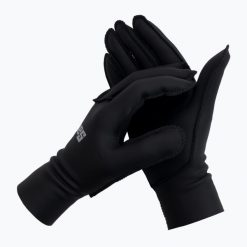 Rękawiczki rowerowe Santini Vega Xtreme. Czarne rękawiczki damskie SANTINI, bez wzorów. Za 159.99 zł.