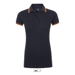 Damska koszulka polo Sol's Pasadena. Brązowe koszulki damskie SOL'S, s, bez wzorów, z bawełny, bez kołnierzyka, bez ramiączek. Za 134.50 zł.