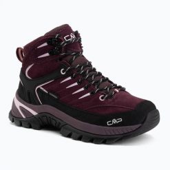 Buty trekkingowe damskie CMP Rigel 2.0 Mid Waterproof. Czerwone obuwie trekkingowe damskie CMP, ze skóry, przed kolano, bez zapięcia. Za 438.42 zł.