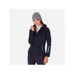 Kurtka do narciarstwa biegowego damska ROSSIGNOL W Softshell Hoodie Jkt. Niebieskie kurtki damskie Rossignol, na zimę, l, bez wzorów, z materiału, z kapturem. Za 735.00 zł.