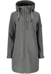Wodoodporna parka dla kobiet Whistler Thora. Szare parki damskie WHISTLER, z materiału, bez kaptura. Za 387.50 zł.