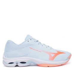 Buty halowe Mizuno. Niebieskie obuwie sportowe casual damskie Mizuno, mizuno wave. Za 539.99 zł.