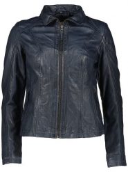 7eleven Skórzana kurtka "Pada" w kolorze granatowym rozmiar: 38. Niebieskie kurtki damskie 7eleven, bez wzorów, ze skóry, bez kaptura. Za 434.99 zł.