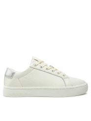 Calvin Klein Jeans Sneakersy Classic Cupsole Low Ohb YW0YW01799 Biały. Białe obuwie sportowe damskie Calvin Klein Jeans, z jeansu, bez zapięcia. Za 239.99 zł.