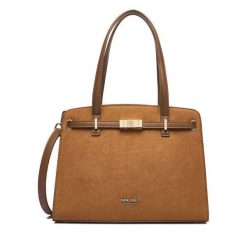 Torebka Nine West. Brązowe torebki klasyczne damskie Nine West, bez dodatków. Za 279.99 zł.