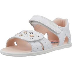 Sandały PABLOSKY 066800P Biały. Białe sandały damskie Pablosky, bez wzorów, ze skóry, bez obcasa, bez zapięcia. Za 271.99 zł.