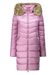 Geographical Norway Płaszcz pikowany "Bololita" w kolorze fioletowym rozmiar: XL. Różowe płaszcze damskie Geographical Norway, xl, bez wzorów, bez kaptura. Za 192.95 zł.