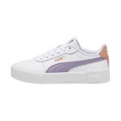 Buty damskie sportowe Puma CARINA 2.0 Jr. Białe obuwie sportowe casual damskie Puma, bez zapięcia. Za 202.99 zł.