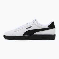 Buty damskie PUMA Smash 3.0 Embedded. Białe obuwie sportowe casual damskie Puma, z zamszu, bez zapięcia. Za 239.99 zł.