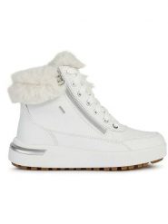 Geox Skórzane botki "Dalyla" zw kolorze białym rozmiar: 39. Białe botki damskie Geox, bez obcasa, bez zapięcia. Za 461.21 zł.