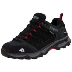 Damskie buty trekkingowe turystyczne. Czarne obuwie trekkingowe damskie GUGGEN MOUNTAIN, z gumy, bez zapięcia. Za 405.45 zł.