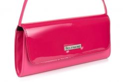 Kopertówka różowa Beltimore W20. Czerwone torebki klasyczne damskie z lakierowanej skóry, lakierowane, bez dodatków. Za 76.90 zł.