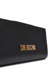 LOVE MOSCHINO Torebka JC4144PP1OLS0000 Czarny. Czarne torebki wieczorowe damskie Love Moschino, bez wzorów, ze skóry, bez dodatków. Za 859.99 zł.