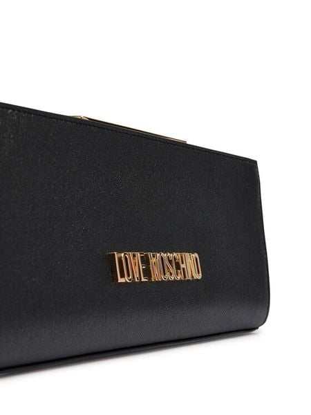 LOVE MOSCHINO Torebka JC4144PP1OLS0000 Czarny. Czarne torebki wieczorowe damskie Love Moschino, bez wzorów, ze skóry, bez dodatków. Za 859.99 zł.