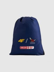 4F Plecak-worek 4F x Stal Ostrów Wielkopolski 2025/26 - granatowy Uniwersalny. Niebieskie shopper bag 4F, bez wzorów, z dresówki, na ramię, bez dodatków. Za 99.99 zł.