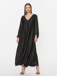 Dixie Sukienka codzienna A782Z037 Czarny Relaxed Fit. Czarne sukienki damskie Dixie, bez wzorów, z wiskozy, bez ramiączek. Za 199.99 zł.