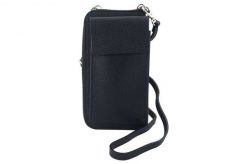 Portfel listonoszka 2w1 BARBERINI'S czarny 908-1. Czarne shopper bag Barberinis, bez wzorów, ze skóry, przez ramię, duże, bez dodatków. Za 159.99 zł.