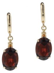 Otazu Pozłacane kolczyki-kreole z kryształami rozmiar: onesize. Żółte kolczyki damskie Otazu, z kryształem, pozłacane. Za 86.99 zł.