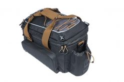 Torba na bagaż XL Pro MIK. Czarne torby sportowe BASIL, bez wzorów, z materiału. Za 571.49 zł.