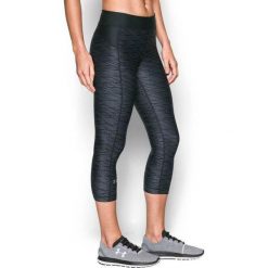 Legginsy damskie Under Armour HeatGear Capri Printed 7/8. Niebieskie legginsy damskie Under Armour, m, bez wzorów. Za 219.00 zł.