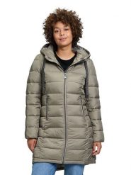 CARTOON Płaszcz pikowany w kolorze zielonym rozmiar: 40. Zielone płaszcze damskie Cartoon, bez wzorów, bez kaptura. Za 191.42 zł.