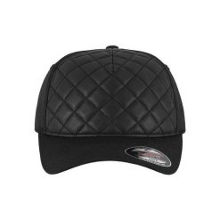 Czapka Flexfit diamond ed. Czarne czapki damskie FLEXFIT, bez wzorów, z poliesteru. Za 93.15 zł.