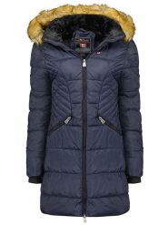 ANAPURNA Parka "Bolmen" w kolorze granatowym rozmiar: XXL. Niebieskie parki damskie ANAPURNA, xxl, bez kaptura. Za 217.99 zł.