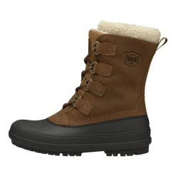 Damskie buty trekkingowe Helly Hansen Varanger Primaloft. Brązowe obuwie trekkingowe damskie Helly Hansen, z gumy, bez zapięcia. Za 659.80 zł.