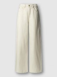 Pepe Jeans Dżinsy "Jaimy" - Wide leg - w kolorze kremowym rozmiar: W30/L32. Brązowe jeansy damskie Pepe Jeans, z podwyższonym stanem. Za 263.53 zł.