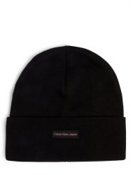 Calvin Klein Jeans Czapka Kobiety Bawełna czarny, ONE SIZE. Czarne czapki damskie Calvin Klein Jeans, bez wzorów, z bawełny. Za 119.95 zł.