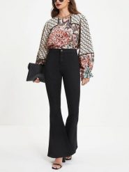 LA Angels Bluzka ze wzorem rozmiar: M. Bluzki damskie LA Angels, m, bez wzorów, bez kołnierzyka, bez ramiączek. Za 126.99 zł.