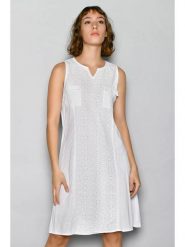 Tarifa Sukienka w kolorze białym rozmiar: XL. Białe sukienki damskie Tarifa, bez wzorów, z bawełny, bez ramiączek. Za 74.99 zł.