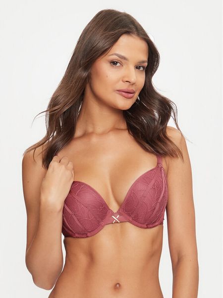 Chantelle X Biustonosz push-up Xquisite C01ANR Różowy. Czerwone biustonosze Chantelle X, bez wzorów, z syntetyku. Za 669.99 zł.