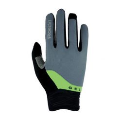 Długie rękawice Roeckl Mori. Szare rękawiczki damskie Roeckl, bez wzorów. W wyprzedaży za 160.00 zł.