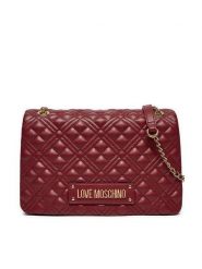 LOVE MOSCHINO Torebka JC4014PP1LLA0552 Bordowy. Czerwone torebki klasyczne damskie Love Moschino, ze skóry, bez dodatków. Za 819.99 zł.