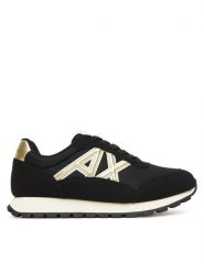 Armani Exchange Sneakersy XW002150 AF19388 MC077 Czarny. Czarne obuwie sportowe damskie Armani Exchange, z materiału, bez zapięcia. Za 602.15 zł.