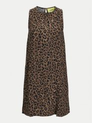 JJXX Sukienka letnia Mira 12268432 Brązowy Relaxed Fit. Brązowe sukienki damskie JJXX, bez wzorów, z wiskozy, bez ramiączek. Za 89.99 zł.