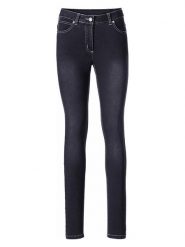 Heine Dżinsy - Slim fit - w kolorze granatowym rozmiar: 36. Niebieskie jeansy damskie Heine. Za 83.42 zł.