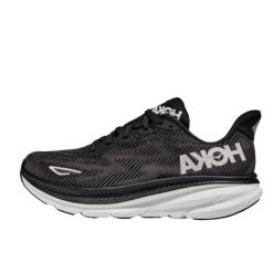 Buty do biegania damskie Hoka One One Bwht Clifton 9. Czarne obuwie sportowe damskie HOKA, z gumy, bez zapięcia, do biegania. Za 639.00 zł.