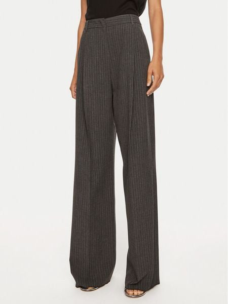 Marella Spodnie materiałowe Lodola 2423136311 Szary Regular Fit. Szare spodnie materiałowe damskie Marella, bez wzorów, z materiału. Za 869.99 zł.